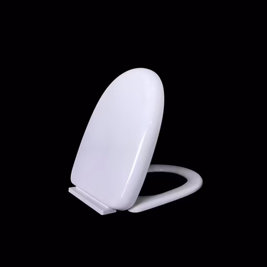 Bisagra de 1 empuje Cierre suave Universal Oval PP Niño adulto Cubierta de asiento de inodoro familiar extraíble